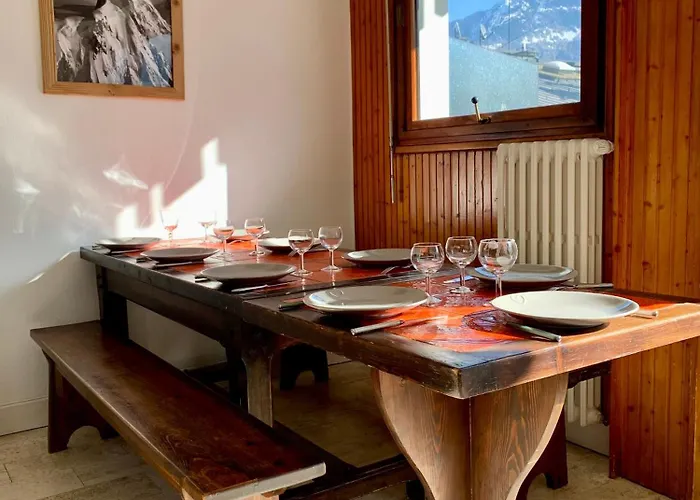 Superbe T3- Vue Mont-blanc- Au Pied Du Brevent- 霞慕尼